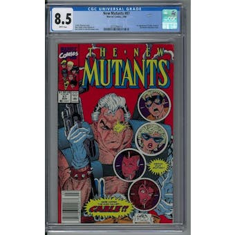 New Mutants #87 CGC 8.5 (W) *2072394014*