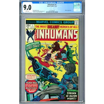 Inhumans #1 CGC 9.0 (W) *2072395007*