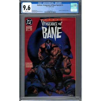 Batman: Vengeance of Bane Special #1 CGC 9.6 (W) *2072395013*
