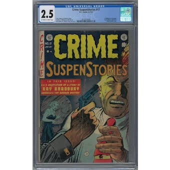Crime SuspenStories #17 CGC 2.5 (OW-W) *2072624006*