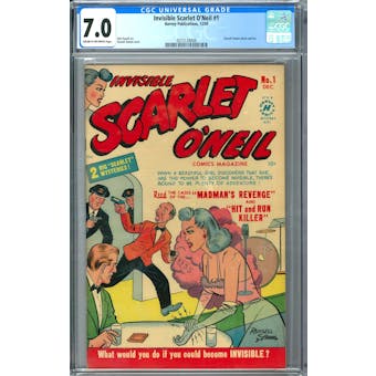 Invisible Scarlet O'Neil #1 CGC 7.0 (C-OW) *2073128008*