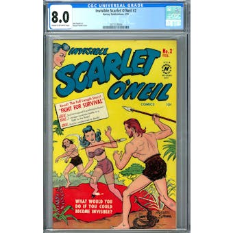 Invisible Scarlet O'Neil #2 CGC 8.0 (C-OW) *2073128009*