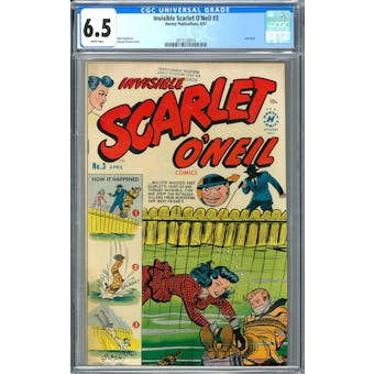 Invisible Scarlet O'Neil #3 CGC 6.5 (W) *2073128010*
