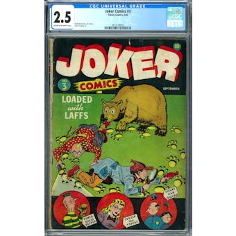 Joker Comics #3 CGC 2.5 (C-OW) *2073128025*