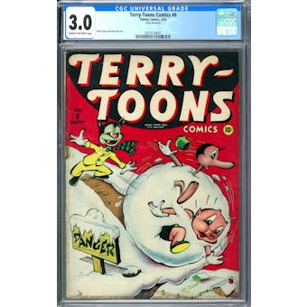 Terry-Toons Comics #6 CGC 3.0 (C-OW) *2073129007*