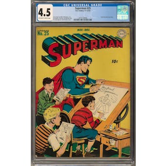 Superman #25 CGC 4.5 (OW-W) *2073130006*