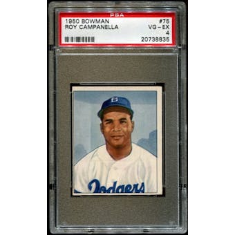 1950 Bowman Baseball #75 Roy Campanella PSA 4 (VG-EX) *8835