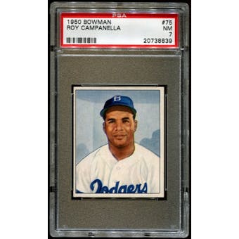 1950 Bowman Baseball #75 Roy Campanella PSA 7 (NM) *8839