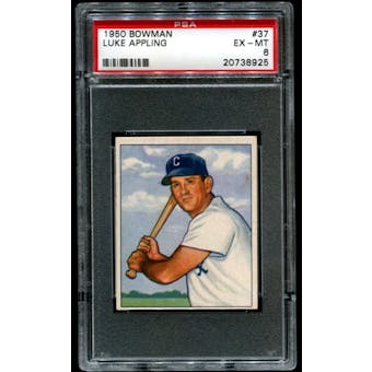 1950 Bowman Baseball #37 Luke Appling PSA 6 (EX-MT) *8925