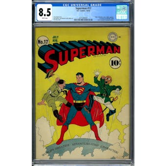 Superman #17 CGC 8.5 (W) *2075304001*