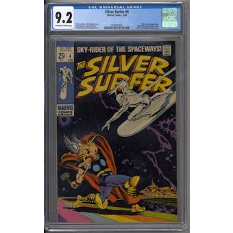 Silver Surfer #4 CGC 9.2 (OW-W) *2076093005*