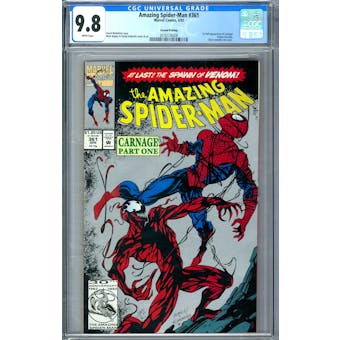 Amazing Spider-Man #361 CGC 9.8 (W) 2nd Printing *2076576008*