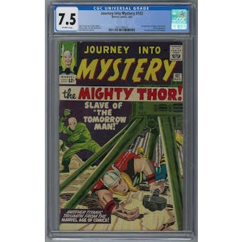 Journey Into Mystery #102 CGC 7.5 (OW) *2077166016*