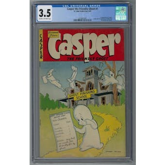 Casper The Friendly Ghost #1 CGC 3.5 (C-OW) *2078667001*