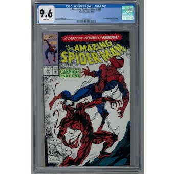 Amazing Spider-Man #361 CGC 9.6 (W) *2078668002*