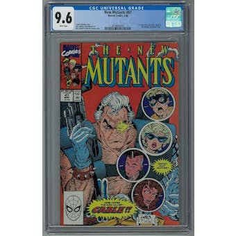 New Mutants #87 CGC 9.6 (W) *2078668005*