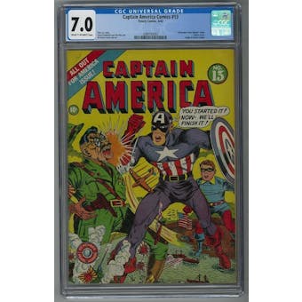 Captain America Comics #13 CGC 7.0 (C-OW) *2080182002*