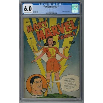 Mary Marvel Comics #1 CGC 6.0 (C-OW) *2082838003*