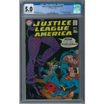 Justice League of America #75 CGC 5.0 (OW-W) *2082840002*