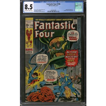 Fantastic Four #108 CGC 8.5 (OW-W) *2083687009*