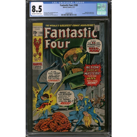 Fantastic Four #108 CGC 8.5 (OW-W) *2083687009*