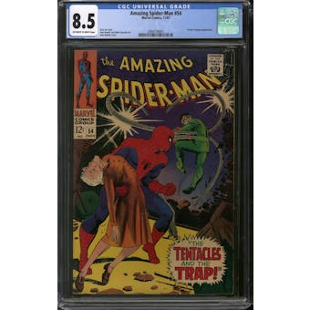 Amazing Spider-Man #54 CGC 8.5 (OW-W) *2084734001*
