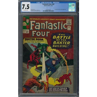Fantastic Four #40 CGC 7.5 (OW) *2085350002*