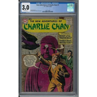 New Adventures of Charlie Chan #1 CGC 3.0 (OW) *2086113004*