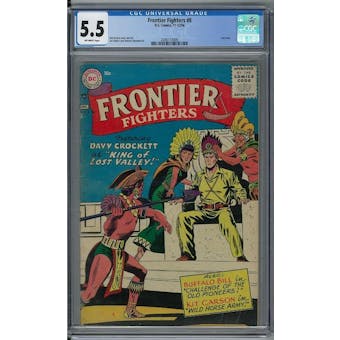 Frontier Fighters #8 CGC 5.5 (OW) *2086113009*