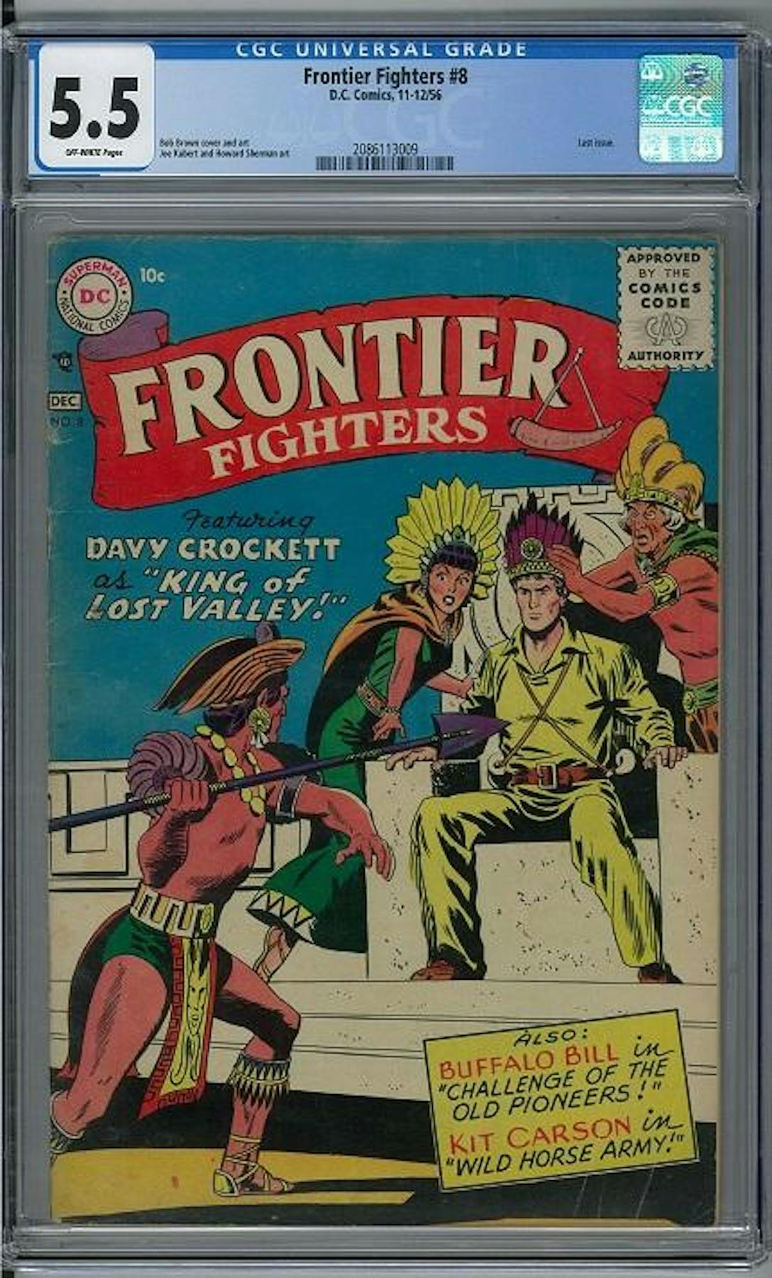 Frontier Fighters 8 Cgc 5 5 Ow 2086113009 Da Card World