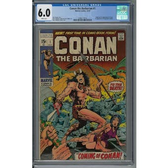 Conan the Barbarian #1 CGC 6.0 (W) *2086113016*