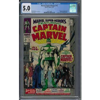 Marvel Super-Heroes #12 CGC 5.0 (OW-W) *2086114006*
