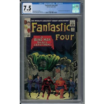 Fantastic Four #39 CGC 7.5 (OW-W) *2086114013*