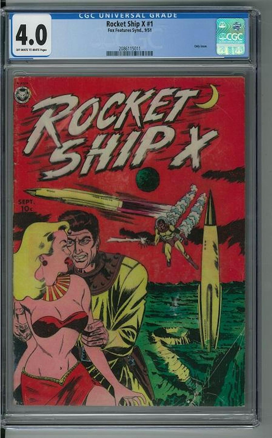 Rocket Ship X 1 Cgc 4 0 Ow W 2086115011 Da Card World