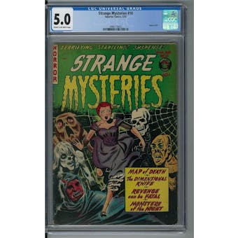 Strange Mysteries #10 CGC 5.0 (C-OW) *2086115022*