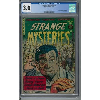 Strange Mysteries #8 CGC 3.0 (OW) *2086115023*