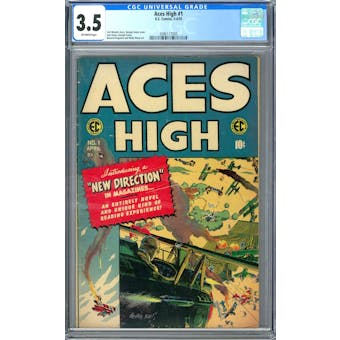 Aces High #1 CGC 3.5 (OW) *2086117005*