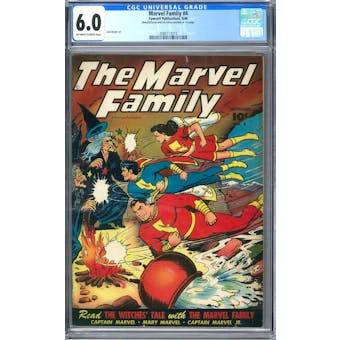 Marvel Family #4 CGC 6.0 (OW-W) *2086117010*