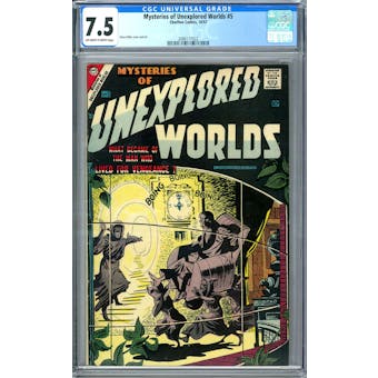 Mysteries of Unexplored Worlds #5 CGC 7.5 (OW-W) *2086117022*