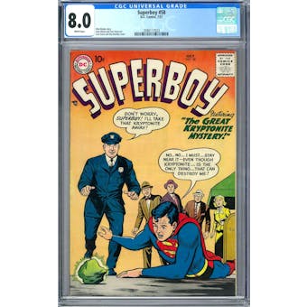 Superboy #58 CGC 8.0 (W) *2086117023*