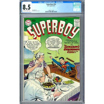 Superboy #59 CGC 8.0 (OW-W) *2086117024*