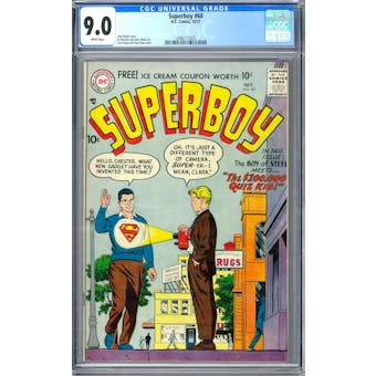 Superboy #60 CGC 9.0 (W) *2086117025*