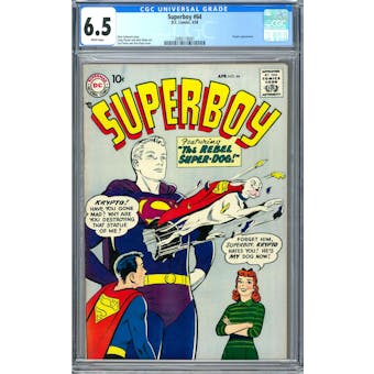 Superboy #64 CGC 6.5 (W) *2086118001*
