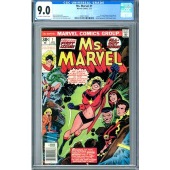 Ms. Marvel #1 CGC 9.0 (OW-W) *2086119002*