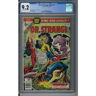Doctor Strange Annual #1 CGC 9.2 (OW-W) *2087725012*