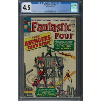 Fantastic Four #26 CGC 4.5 (OW-W) *2087734011*