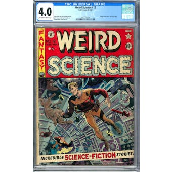 Weird Science #12 CGC 4.0 (OW-W) *2087735004*