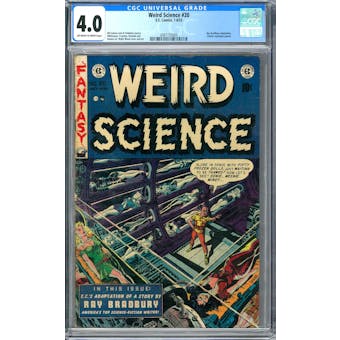 Weird Science #20 CGC 4.0 (OW-W) *2087735005*