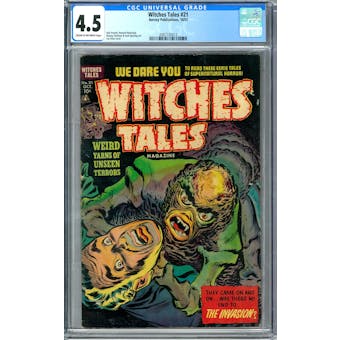 Witches Tales #21 CGC 4.5 (C-OW) *2087735013*