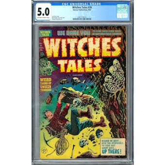 Witches Tales #26 CGC 5.0 (OW-W) *2087735014*